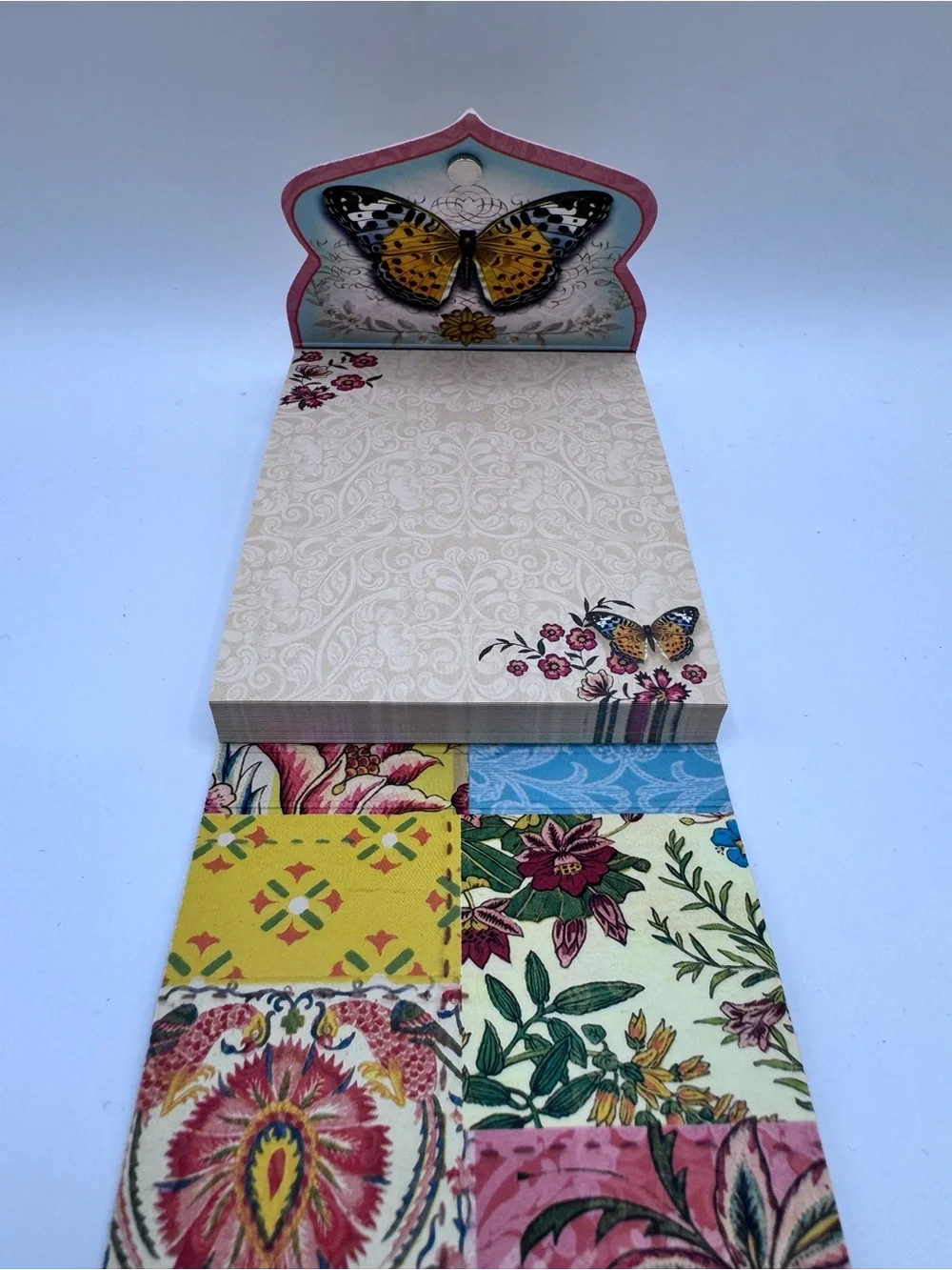 Punch Studio Butterfly Scripture Note Pad 75 Sheets Isaiah 40:31 Model 67905